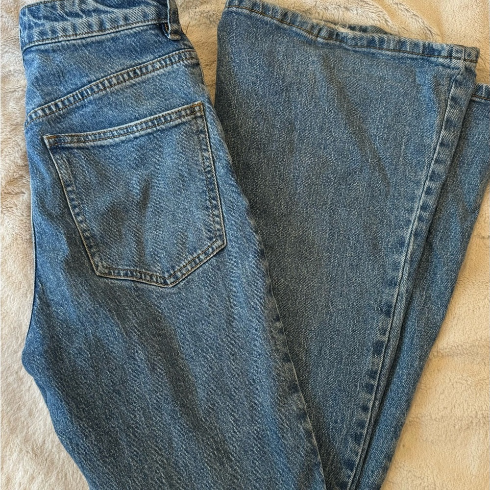 Cotton On Women's Bootcut Highwaisted Blue Jeans
